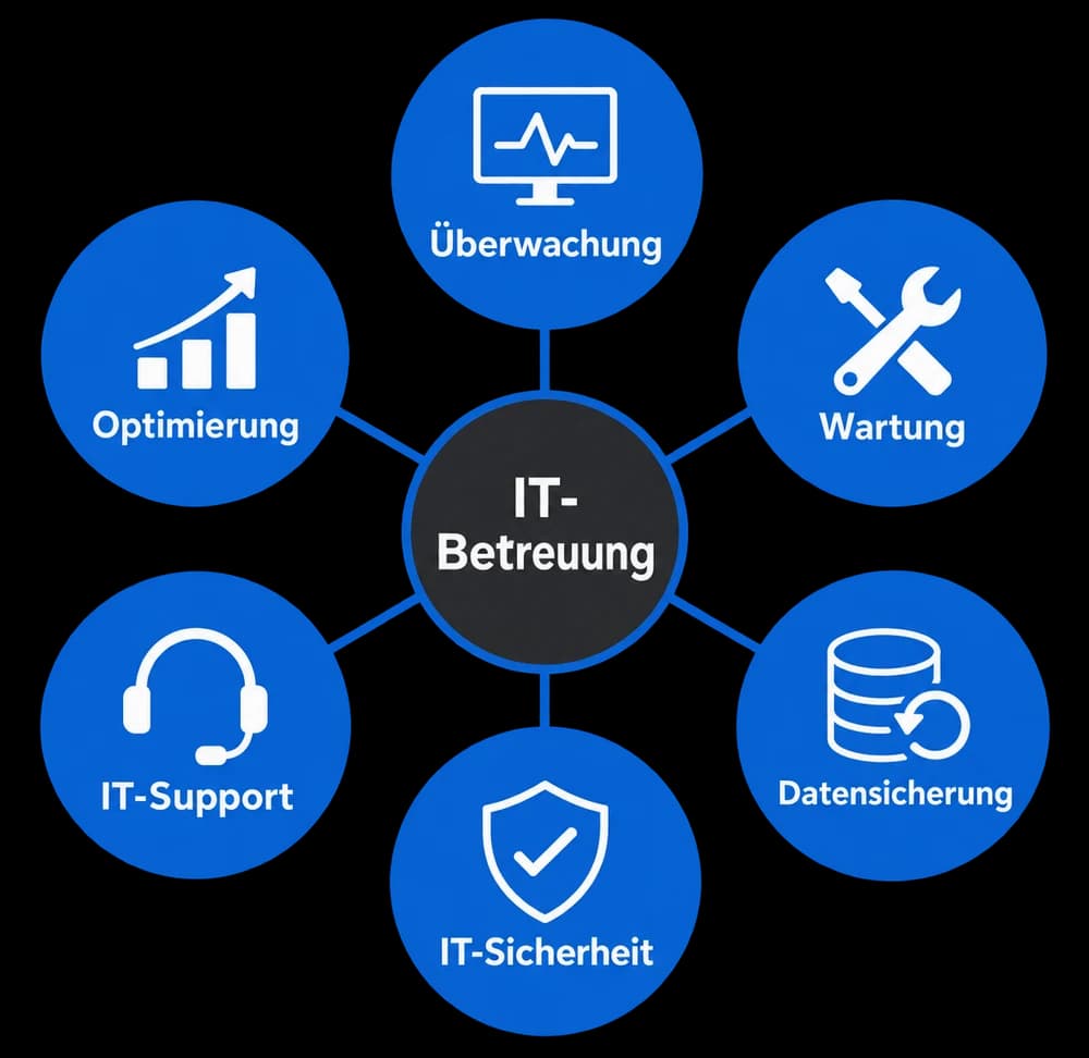 IT-Betreuung von NUXOA: Überwachung, Wartung, Datensicherung, IT-Sicherheit, IT-Support und Optimierung